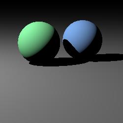 Shadows Surface is only illuminated if nothing blocks its view of the light. With ray tracing it s easy to check just intersect a ray with the scene! Image so far Surface.