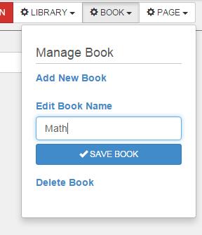 To edit a book: Drag and drop books to a new location to change the order you want them