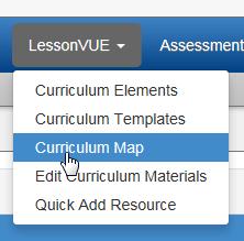 LessonVUE User Guide Chapter 5: Curriculum Maps 59 Overview of Curriculum Maps Create curriculum maps to determine when the various curriculum elements should be taught throughout the school year.