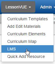 LessonVUE User Guide Chapter 6: LMS Pages 91 Overview With Synergy LMS, teachers access everything they need in one place using LMS pages: Curriculum Elements Assessments Curriculum Maps Assignments