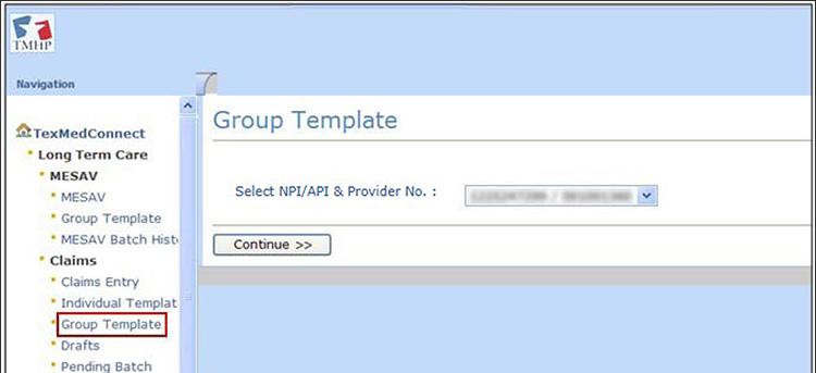 Group Templates Viewing Existing Group Templates 1) Click the Group
