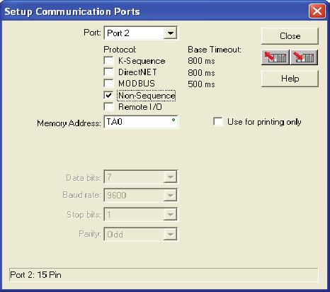Message - Print Message (PRINT) The Print Message instruction prints the embedded text or text/data variable message to Port on the L PU, which must have the communications port configured.
