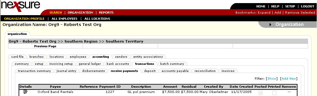 Let s begin by taking a look at the client account with a payment already added.