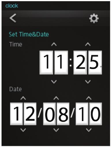 Clock Mode To set the internal date and time.