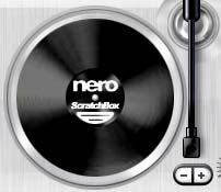 Nero ScratchBox 13.1.1 Turntables You can play audio files on the turntables. In this area you have the following setting options: Plays audio files. Starts playback of the audio file.