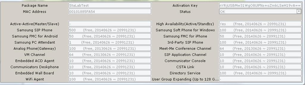 Activation Key Below is a sample SCM Activation Key Requires both MAC addresses of Active & Standby servers if High