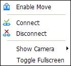 Simply select a screen, right click and select from SHOW CAMERA menu which camera screen you want to swap the currently highlighted screen with.