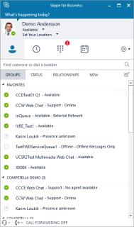 May 07 2018, page 4 Competella Contact Center Workgroup The Competella CCW (Contact Center Workgroup) is a mid-range contact center providing features and functions beyond the level of Skype for