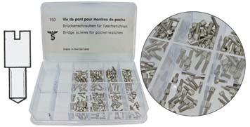 95 Screws for securing and holding the movement within the watch case.