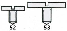 45 Ratchet Wheel Screws (Pocketwatch), Graded Pocket Watch - Made - Assorted with Shoulder Includes Threads: Pillar Screws