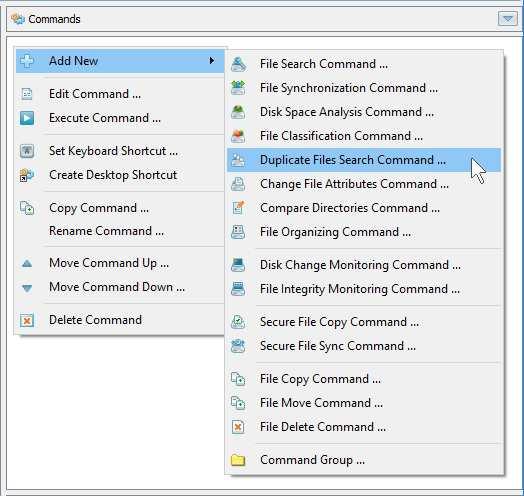 The 'General' tab allows one to control the file signature type, the file scanning mode, the maximum number of duplicate file sets to display in the results dialog.