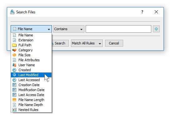 In order to start a file search operation, search duplicate files in one or more disks or directories and press the 'Search' button located on the main toolbar.