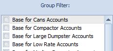 4. Next, if your institution has specific Utilities groups set up for Direct Debit (such as those based on specific pay dates) check those groups in the lower left of the File Imports Window.