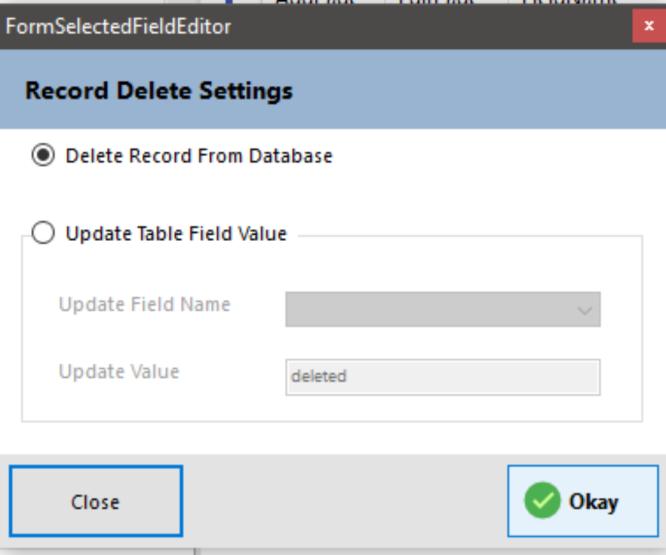 Prompt Message Before Delete: Indicate the message to prompt users about a deletion that is about to occur.