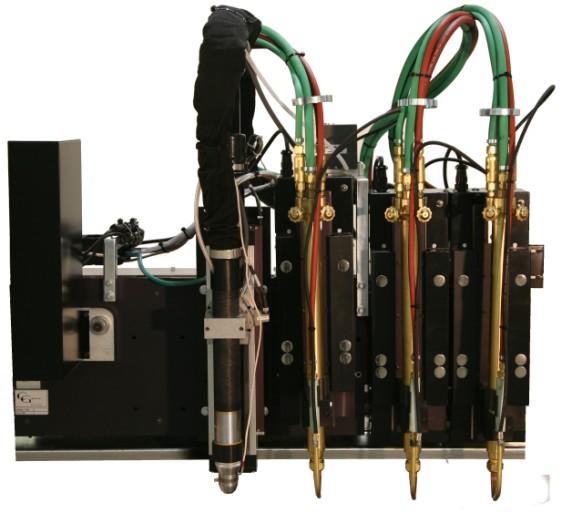 1500 Watt AC Servo Drive System Precision Machined And Hardened Linear Ways Hardened 90#, Tongue-In-Groove T-Rails Pedestal Mounted, Floor Mounted, or Tucked Rail Systems Enclosed Power-Track On All