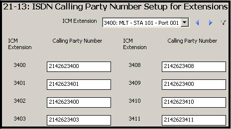 In this example Site B (3400 s) will send its own CPN over the CCIS and out the ISDN PRI in Site A.