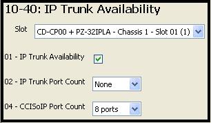 Page 3 of 19 Enable IP Trunks with CM 10-40-01. CM 10-40-02 is for SIP Trunks to a provider (See Note:1).