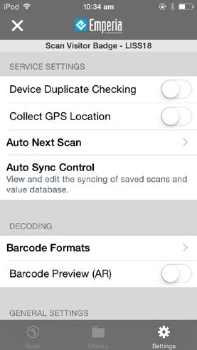 10 How to stop auto sync of scans Once you have started scanning, the app will sync your scans to the web portal as soon as it finds internet connectivity.