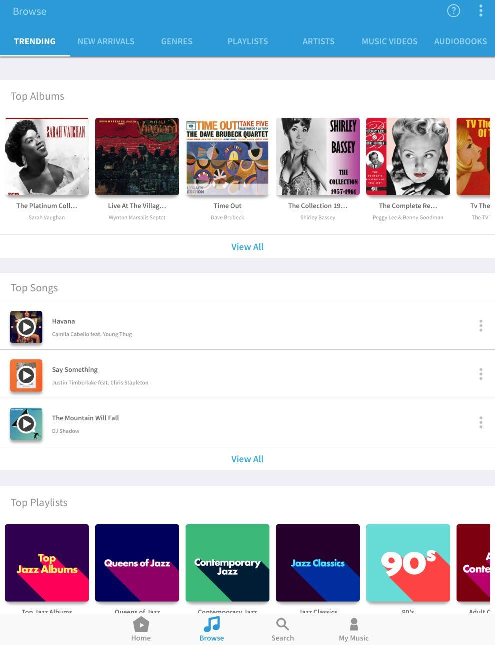Freegal Music Mobile App Tour, continued Browse