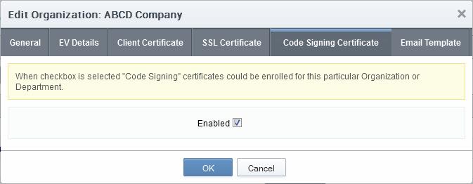 3.3.4.2 Procedure Overview The Code Signing Certificates can be provisioned to the employees and end-users using a self-enrollment process. Overview of stages 1.