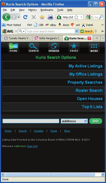 3 of 9 What s New Today The What s New Today page is the homepage for Kurio. What s New Today is like a hotsheet showing changes since midnight.