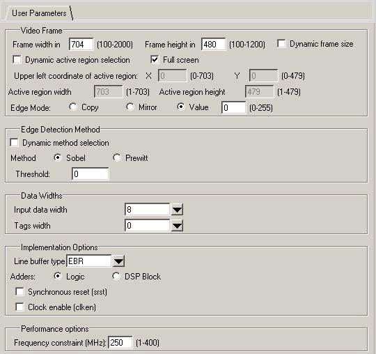 Lattice Semiconductor Parameter Settings User Parameters Tab The User Parameters tab is shown in Figure 3-1.
