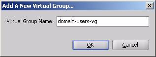 expand Directories, expand Virtual Mapping, and click Virtual Groups. 2.
