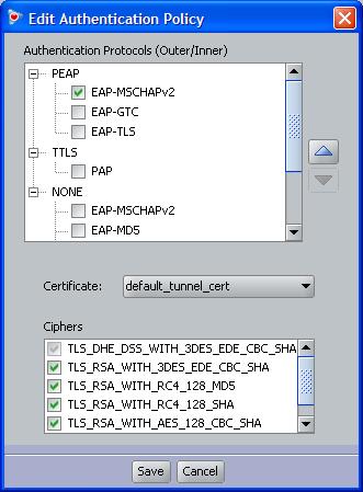 From the Dashboard main window, click on the Configuration tab, expand the Site Configuration item in the tree (click the plus sign to expand an item), and expand the RADIUS item in the tree.