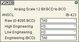 hapter : Intelligent ox (Iox) - nalog Helper S HPP nalog Scale it to (NSL) (I-) nalog Scale it to scales a bit analog value (- ) into engineering units.