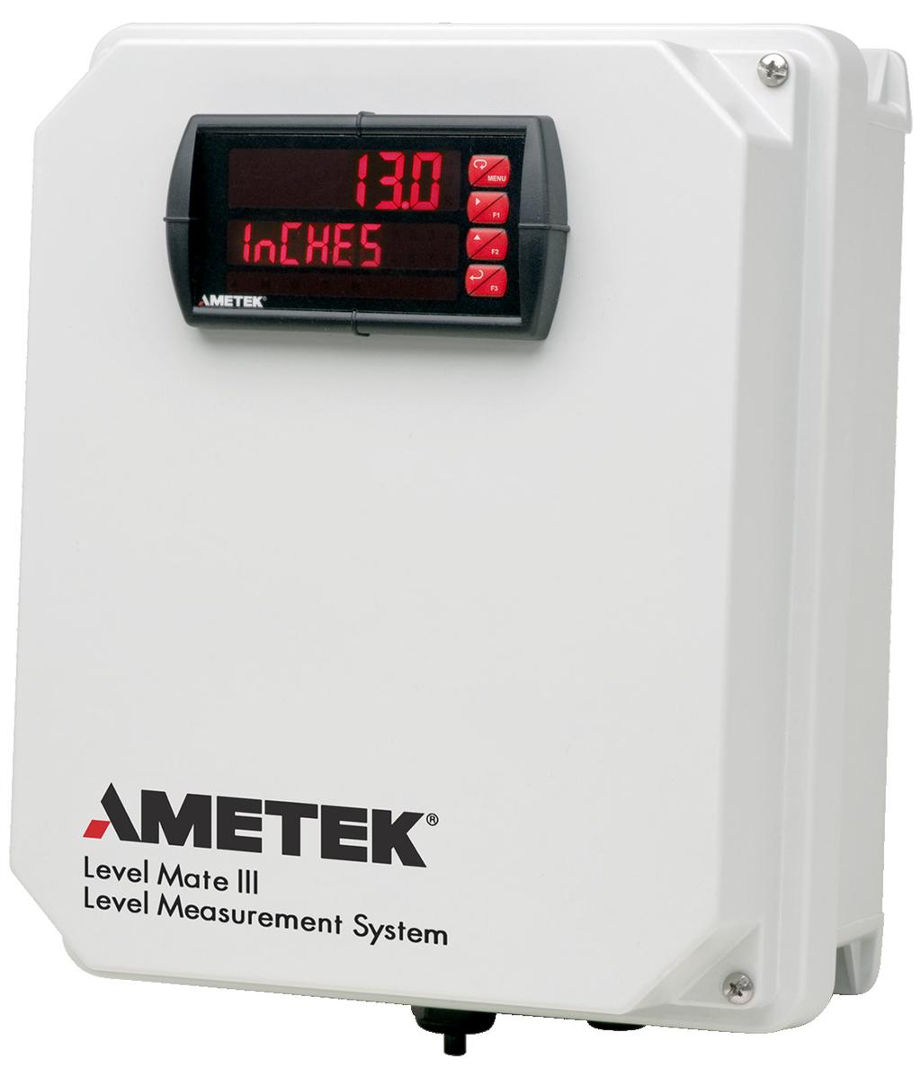 EPMP - 1 DESCRIPTION The AMETEK powered by 85 to 265 VAC will display data from transmitters, transducers, scales, and other process instruments.
