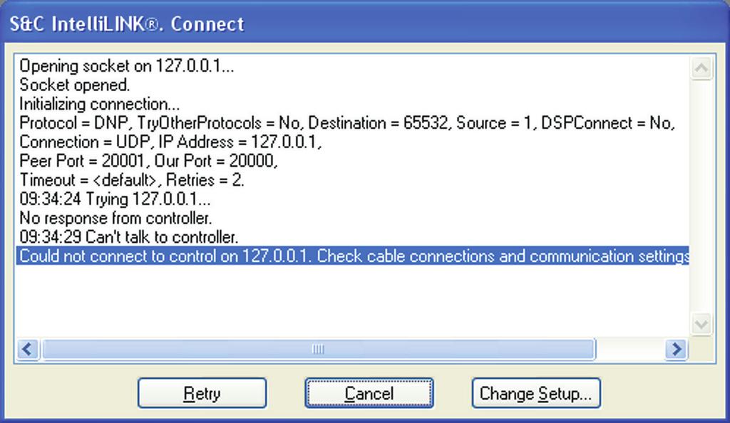 Serial Connection Rev. 3.4.x and Earlier Connect with IntelliLink Setup Software NOTICE The following procedure is used with IntelliRupter Installer versions 3.4.x and earlier.