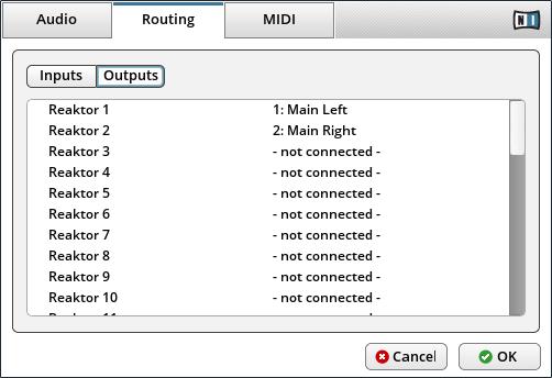 Setting Up REAKTOR Audio Settings 5. Set the Latency for your audio interface. Latency refers to the period of time the computer needs to process an audio signal.