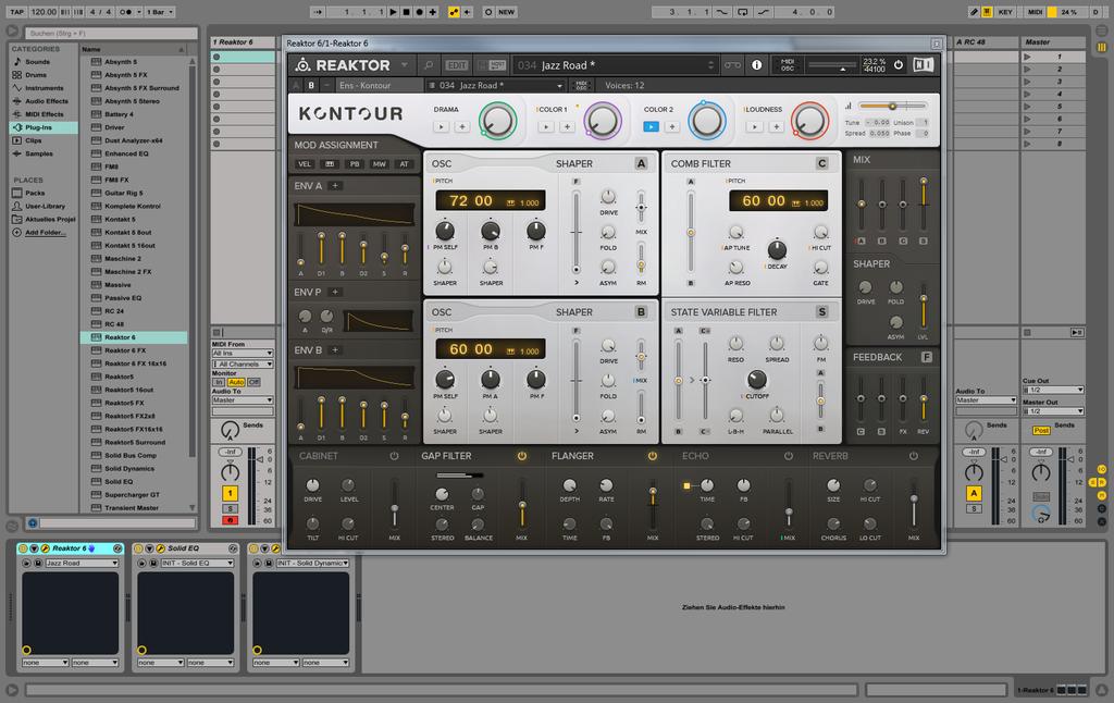 REAKTOR as a Plug-in 4 REAKTOR as a Plug-in REAKTOR as a plug-in A common use case for REAKTOR is loading it as a plug-in in a host sequencer.