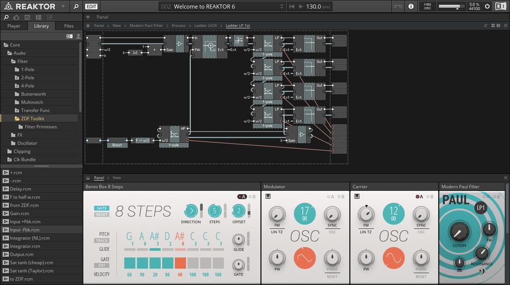 Welcome to REAKTOR 1 Welcome to REAKTOR REAKTOR is a visual programming environment based on modules and wires, allowing you to create any musical tool imaginable.