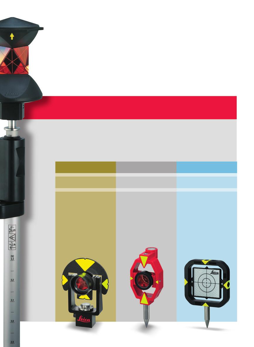 Quality counts Leica Geosystems reflectors are produced to the highest possible accuracy.
