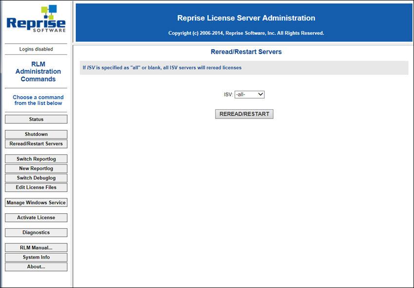 Installing Your Worksoft License Keys The Reread/Restart Servers screen appears.