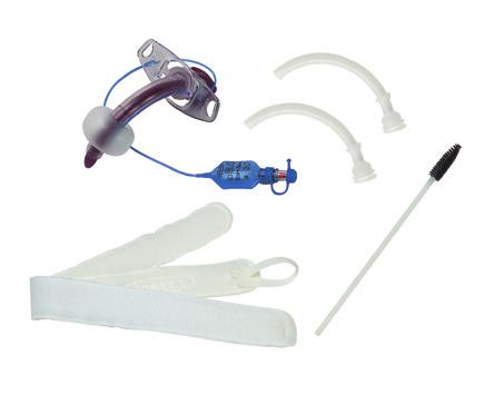5 mm 1 Includes two inner cannula, tracheostomy tubes, introducer, disconnection wedge, tracheostomy tube holder, cleaning brush, and patient label.