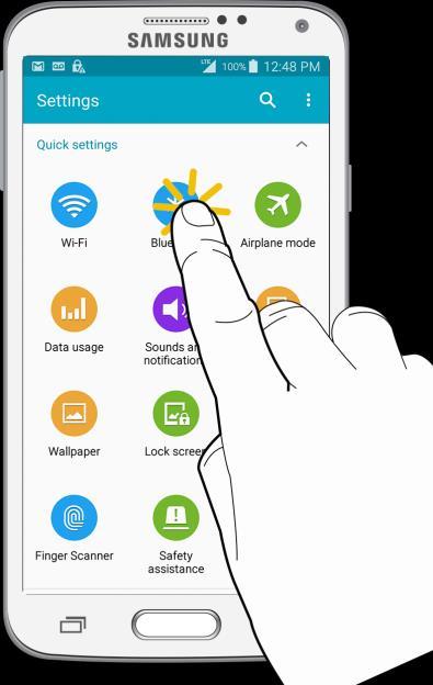 Touchscreen Navigation Your phone s touchscreen lets you control actions through a variety of touch