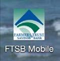 5. The device is registered into the Farmers Trust & Savings Bank Mobile Banking App and the home page of the app is available.
