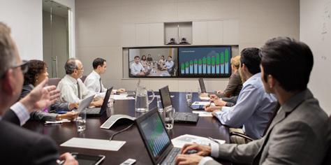 Polycom RealPresence Group Series RealPresence Group 300, 500 or 700, combining great video experiences and a new breakthrough simple interface with the broadest interoperability and lowest total