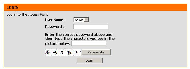 Password: Verify Password: Enter a new password for the Administrator Login Name.