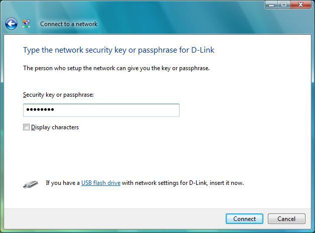 If you are joining an existing network, you will need to know the security key being used.