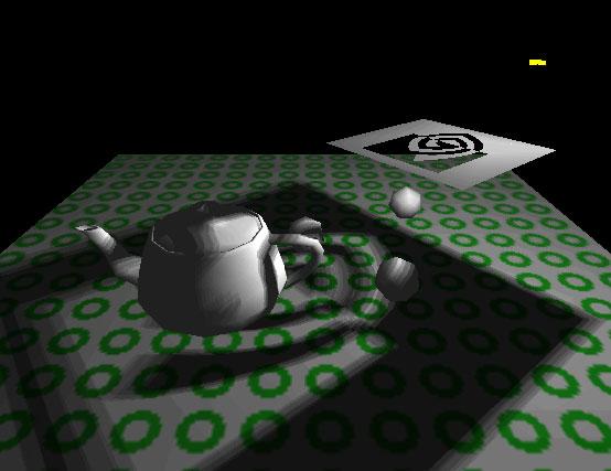 Soft Shadow Example Eight samples (more would be better) Note the banding artifacts Combined Shadow Algorithm Example: Shadow Volume + Planar Projection