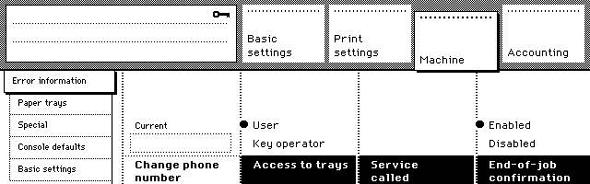 Océ Service has been called [80] User screen. Océ Service has been called Before you begin 1 Enter the key operator system.