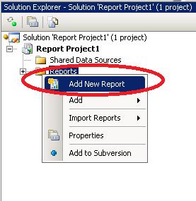 Setup the data source with Report