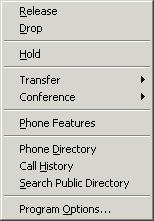 Avaya IP Agent option dialogs Clipboard dialing - If you highlight a telephone number, right-click the selection, and select Copy, that number is saved to the Windows clipboard.