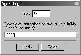 Logging out of Avaya IP Agent 3. Select the Login option. Avaya IP Agent displays the Agent Login dialog box. 4. If your extension requires a password, enter the password for this split.