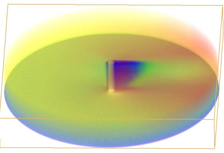 Figure 8: Image generated from the oxygen post data set (xmomentum).