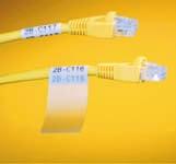 IDXPERT TM Label Cartridges Voice/Data Cable Markers Ideal for marking data cabling, this cable marker s protected printing offers superior abrasion resistance and resistance to dirt, oils, solvents