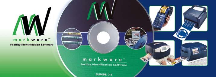 Markware industrial SIGNMAKING software Markware, the companion software for use with BRADY marking systems, is a powerful and effective tool for industrial signage.